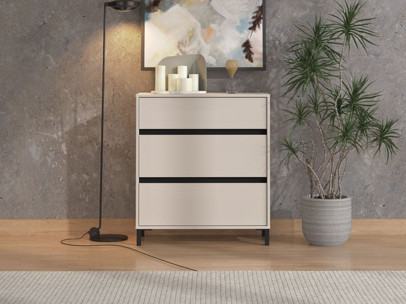 Marron 80 3F Ksm Cmf - Komode