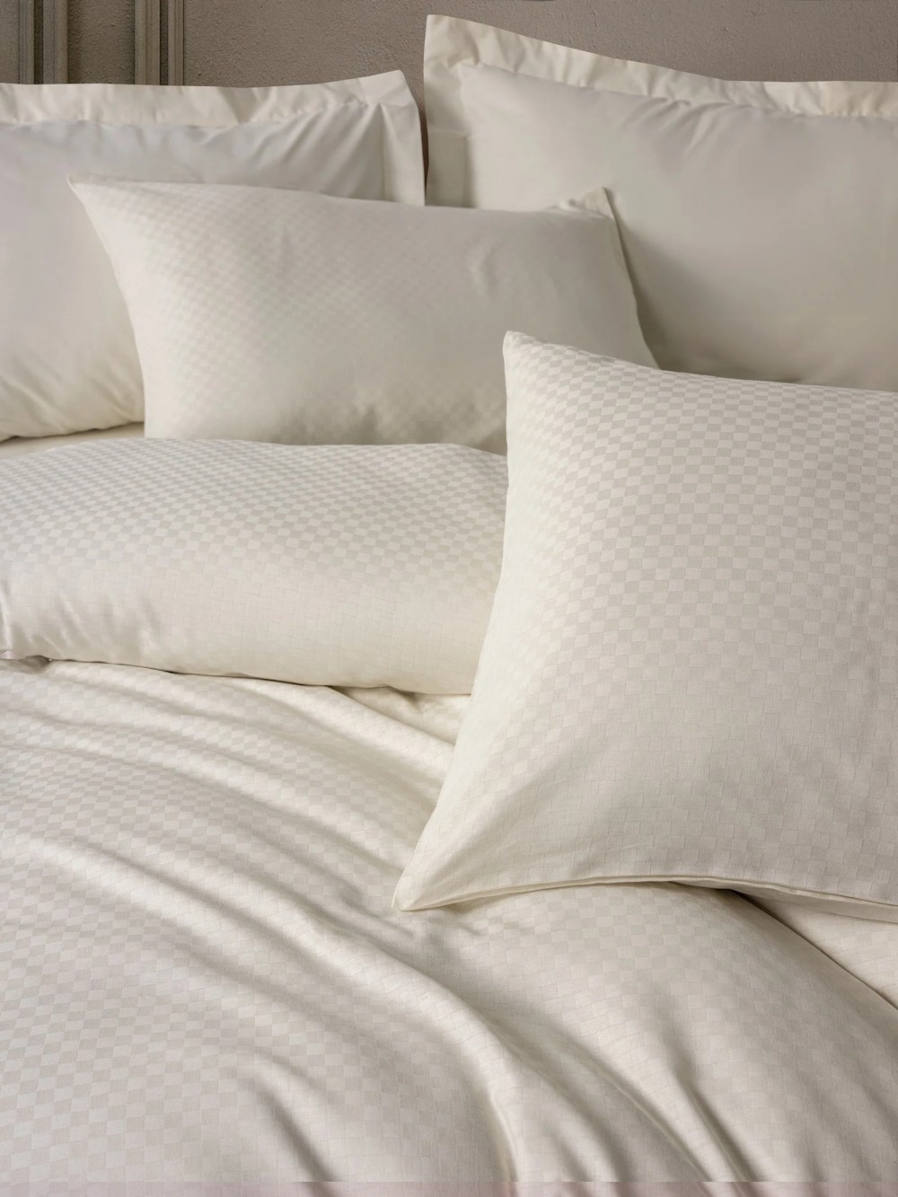 Plaid Krem - Set Kellef Dyshe 200X220