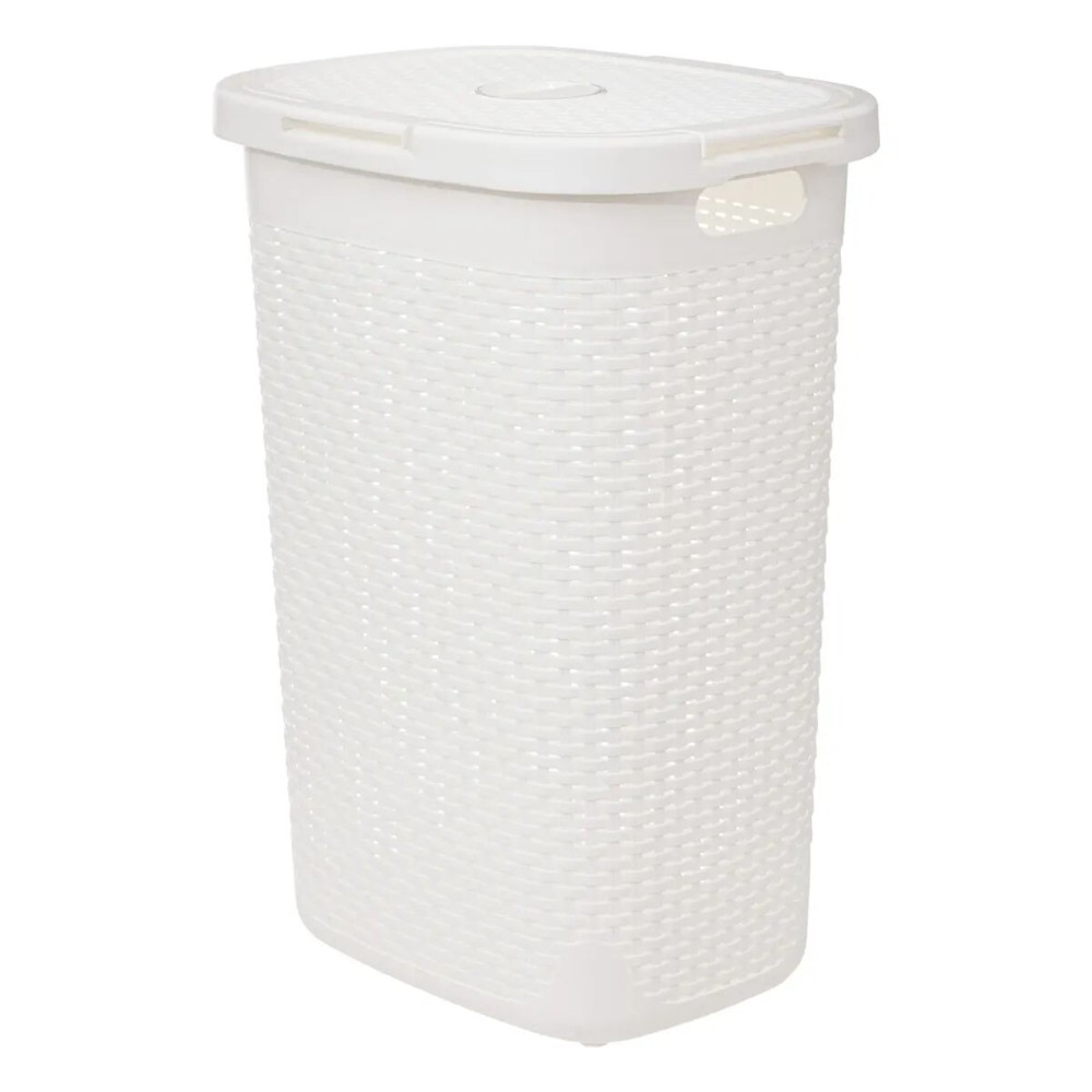 Five Shporte Per Rroba White 60L