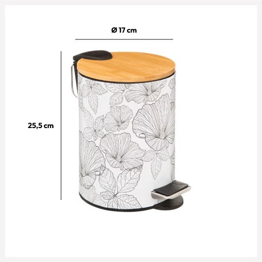 Five Blackflora - Shporte Per Mbeturina 3L