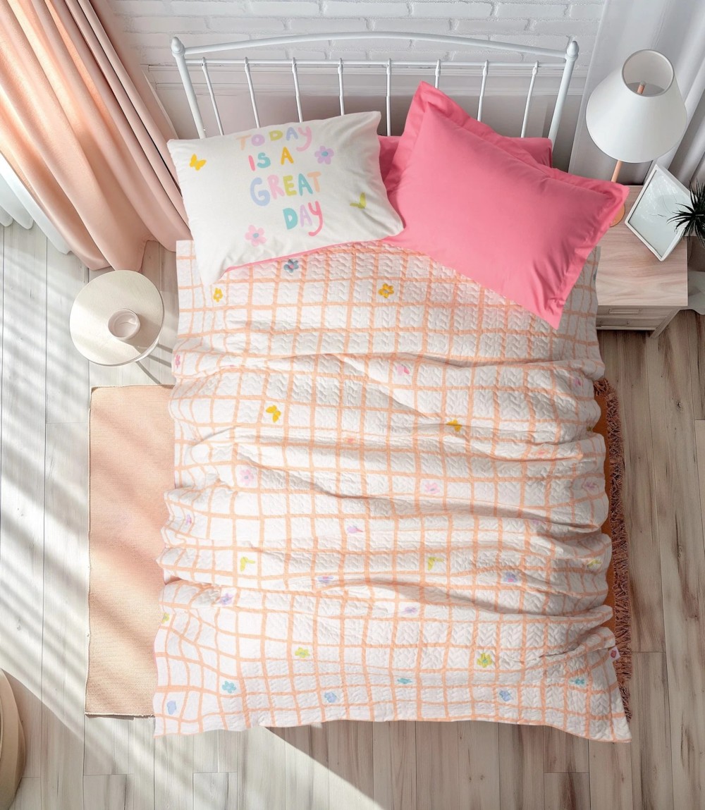 Girls & Boys Jours Complet Pembe – Set 4Stinor Njeshe 160X200