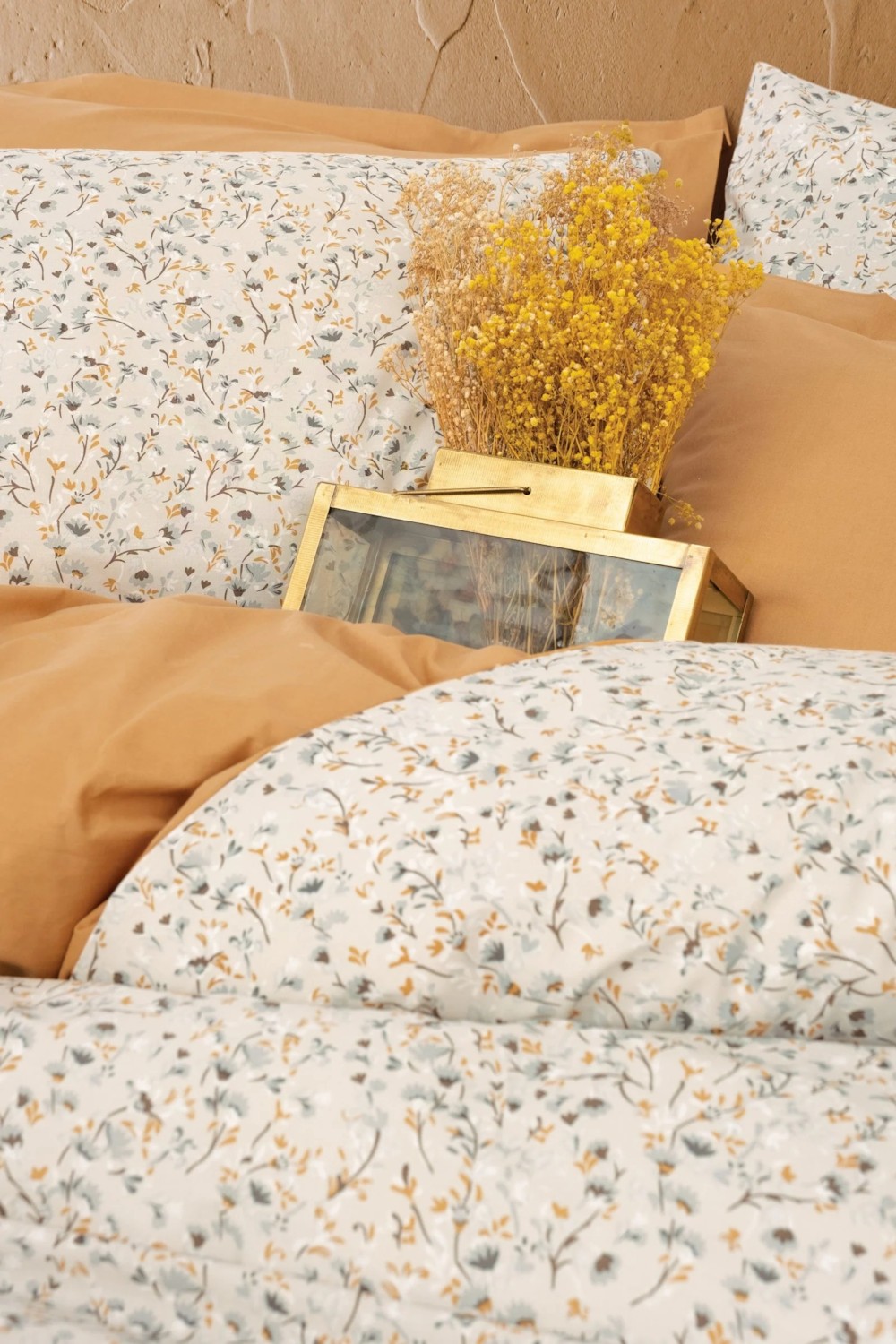 Petite Posy Bej - Set Kellef Njeshe 160X220