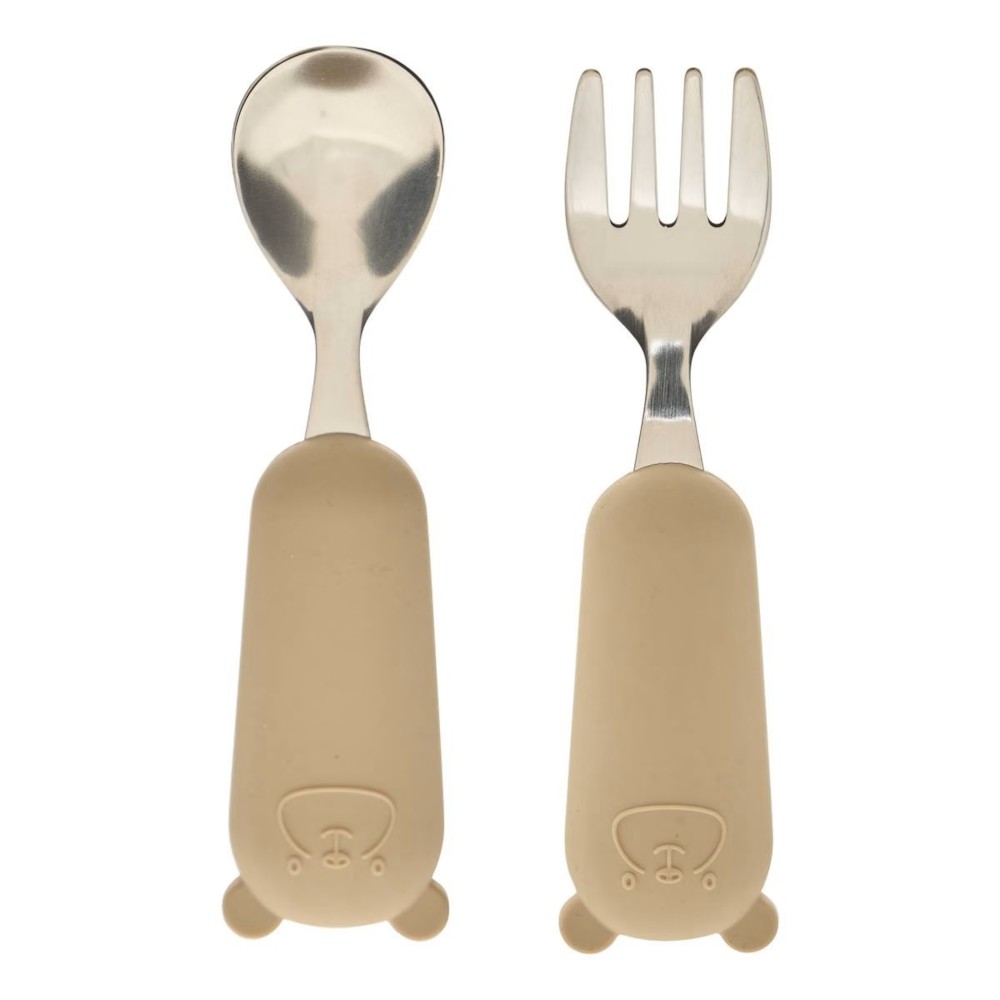 Spoo Fork Beige – Set Luge/Pirun Per Femije 2