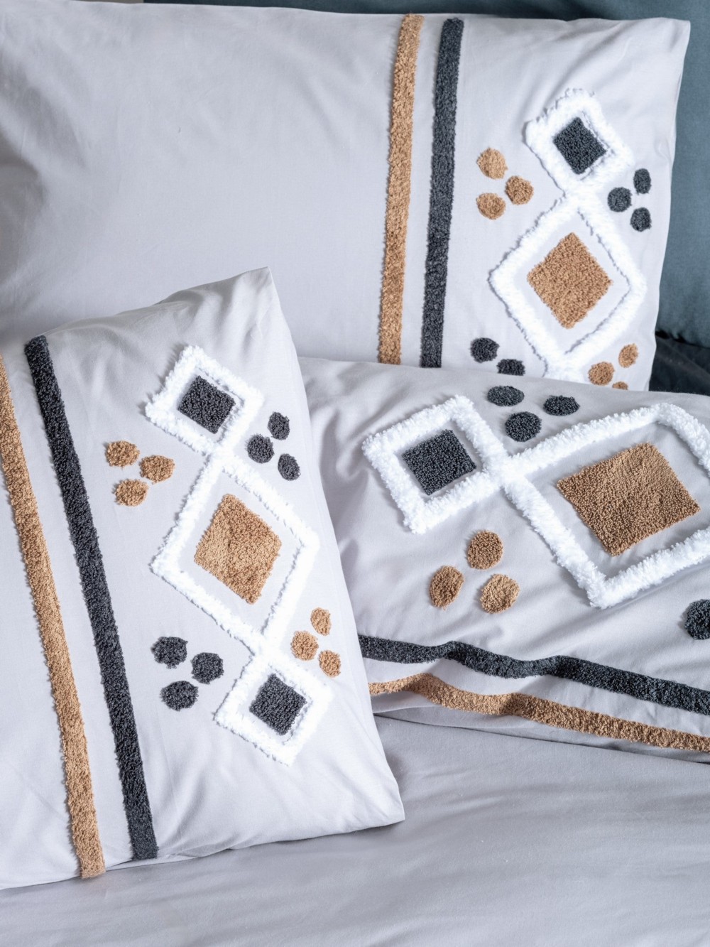 Puff Stesso Gri - Set Kellef Dyshe 200X220Cm