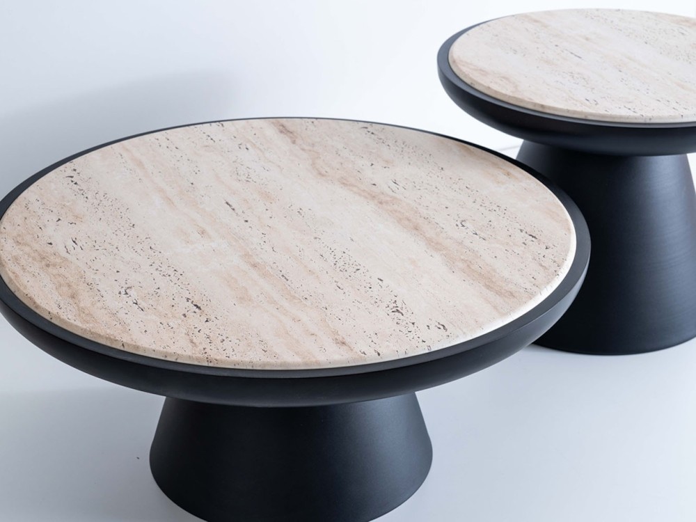 Manifesto Plus Black - Set Tavolina Dite 2Pcs