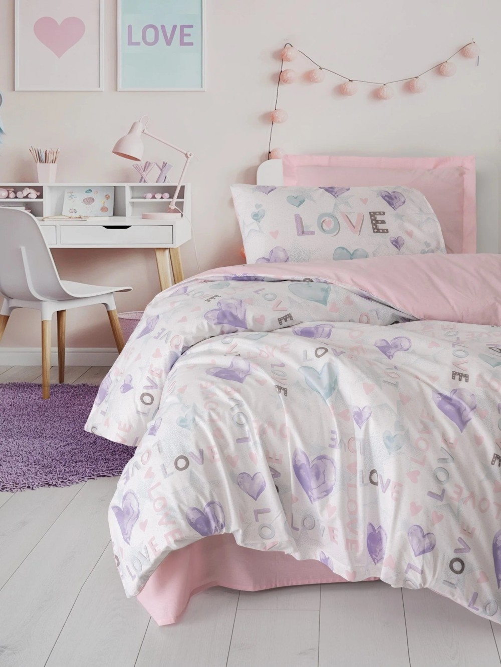Girls & Boys Lovella Pembe – Set Kellef Njeshe 160X220 2
