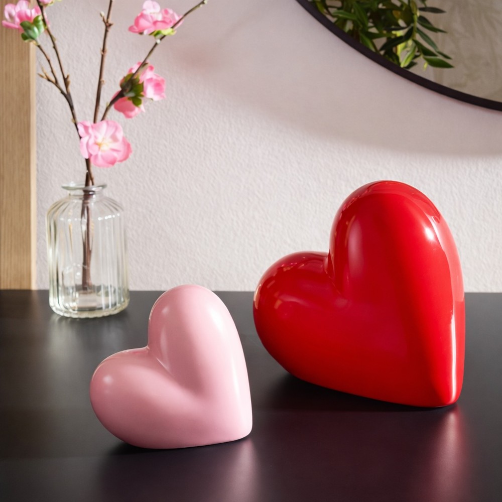 Heart Love – Set Skulpture Dekorative 2Pcs 3
